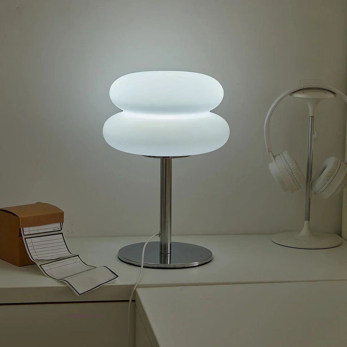 Lampada da tavolo cremosa tricolore dimmerabile - 9 livelli di luminosità