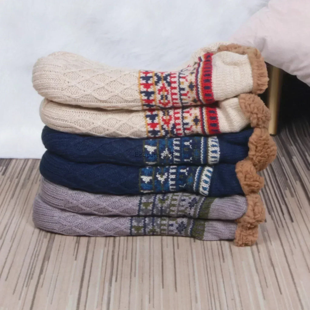 Chaussettes thermiques de sol premium HearthStep — rembourrage isolant et douillet