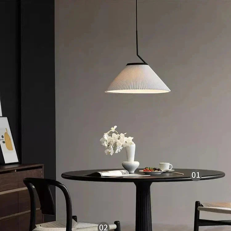 Lumara Fold Pendant Light In Scandinavian Style With Warm Glow