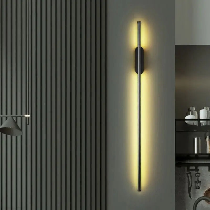 Lampă de perete LED modernă nordică — corp liniar de 60cm/80cm
