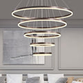 Candeeiro de teto de argolas LED Olympus — disponível com 3 ou 6 argolas