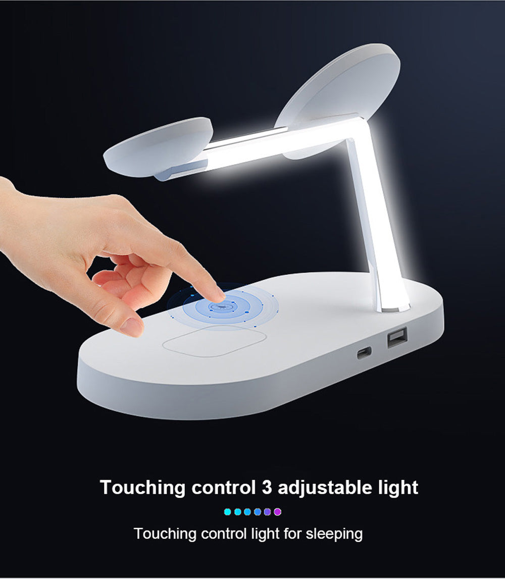 5-in-1 magnetische Ladestation — Nachtlicht, MagSafe-kompatibel
