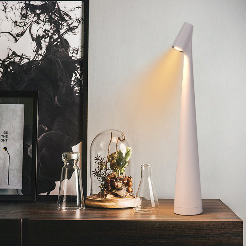 LumaNord Cordless LED Table Lamp — Touch-Controlled Brightness, Soft Ambient Light