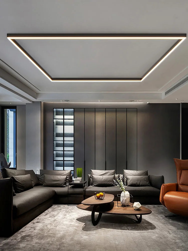 Nordara Modern Nordic Ceiling Fixture — Minimalist LED Overhead Light