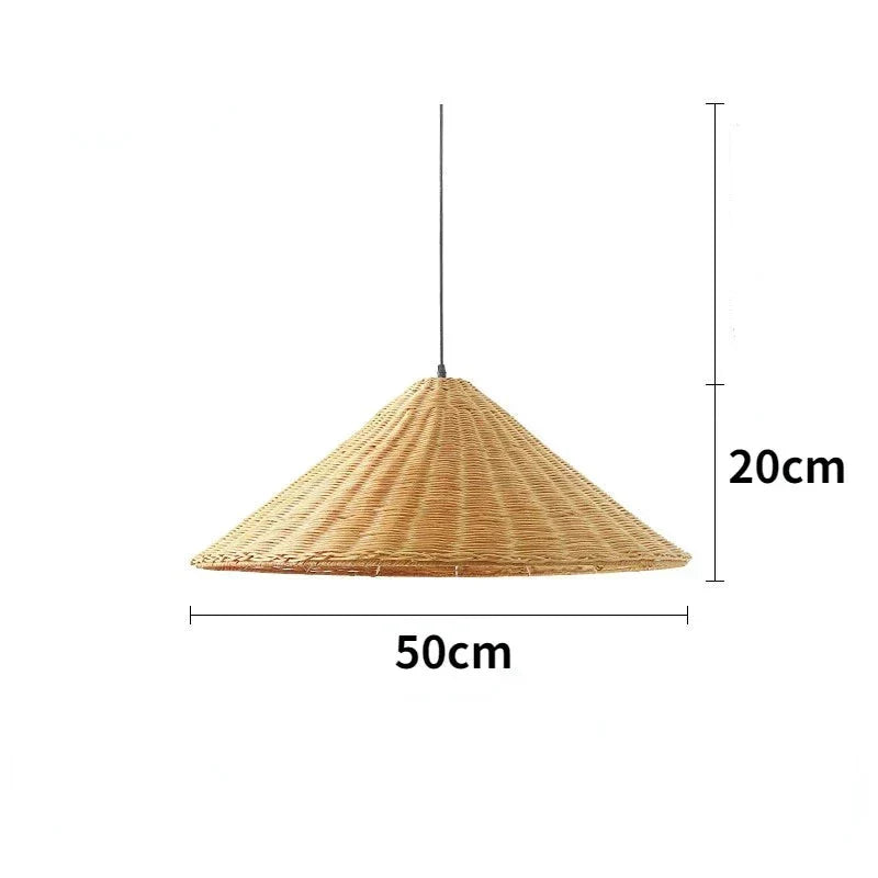 EverBamboo LED Hanging Pendant Light For Scandinavian Ceiling Decor