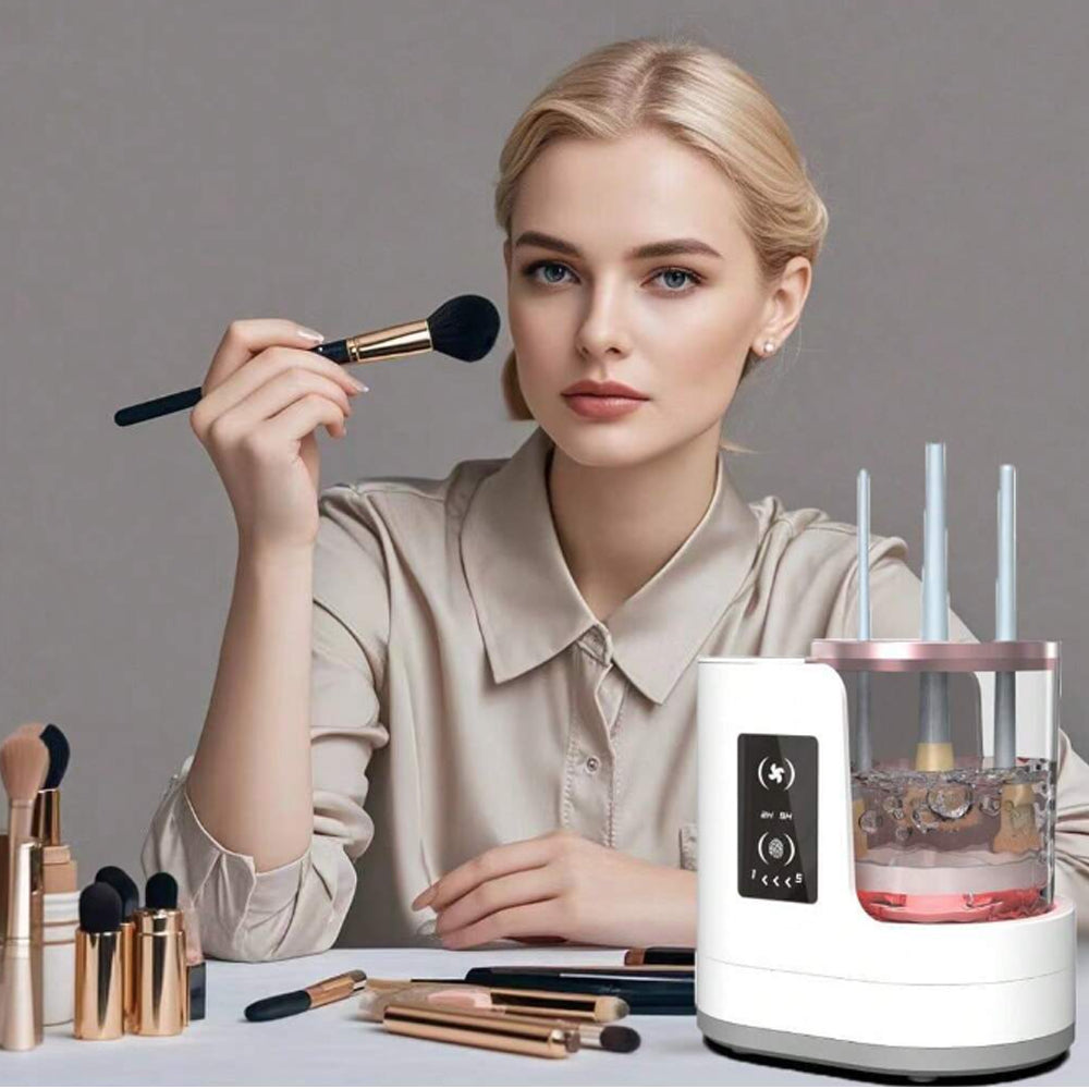 Rechargeable Electric Makeup Brush Cleaner — Fast Deep-Cleaning Device