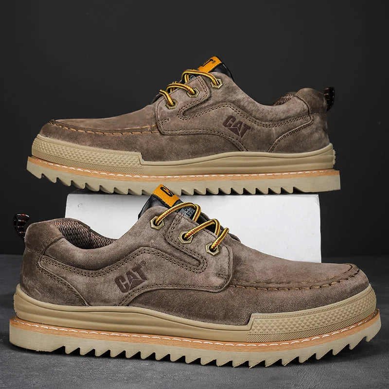 Leder-Schnürsneaker CAT® UrbanEdge — zeitloser Komfort