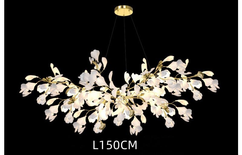 Keramický lustr Petal — stmívatelné LED svítidlo