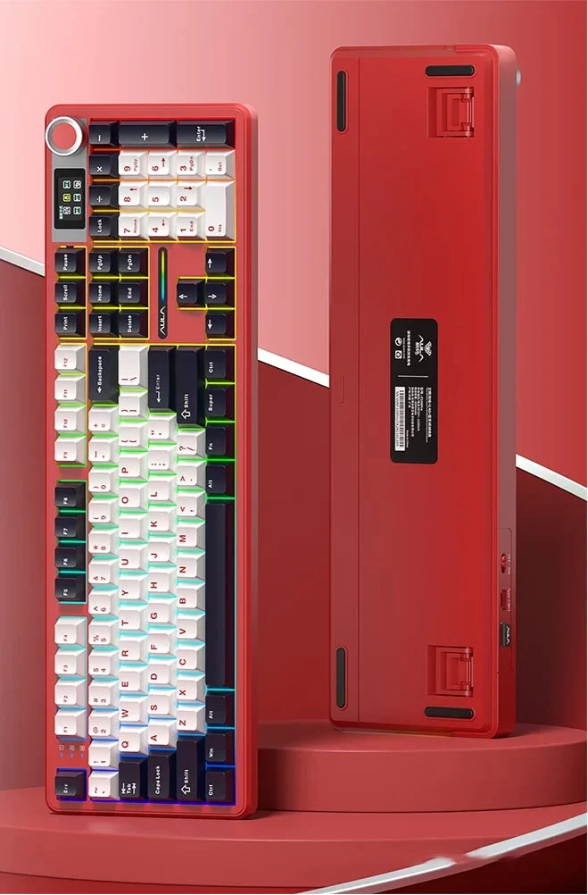 Tastiera meccanica wireless Lynx — Display intelligente, retroilluminazione RGB hot-swap