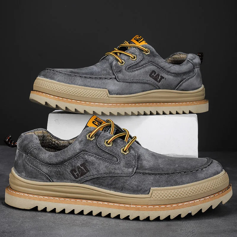 Leder-Schnürsneaker CAT® UrbanEdge — zeitloser Komfort