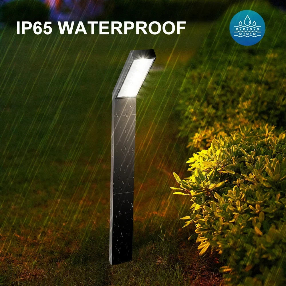 1/4 Pack Outdoor-Solarwegleuchten mit LED, wasserdichte Gartenlampen