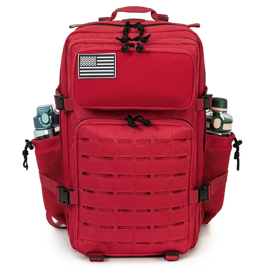Rucsac tactic MOLLE de 45L — capacitate mare, suporturi pentru pahare
