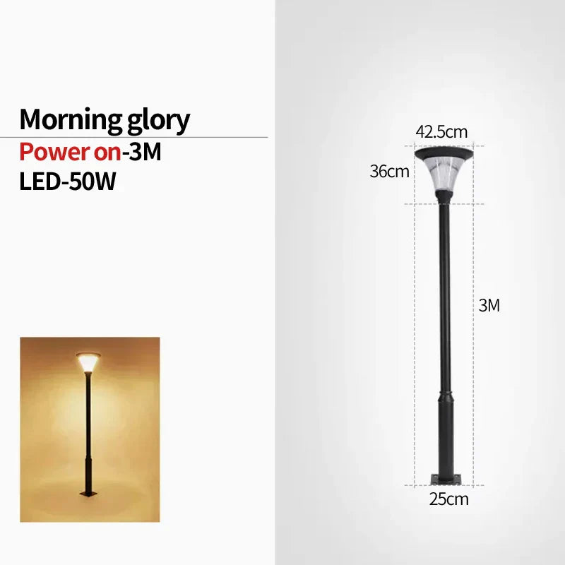NovaColumn udendørs aluminium eksteriør lampe med vejrbestandighed IP65  