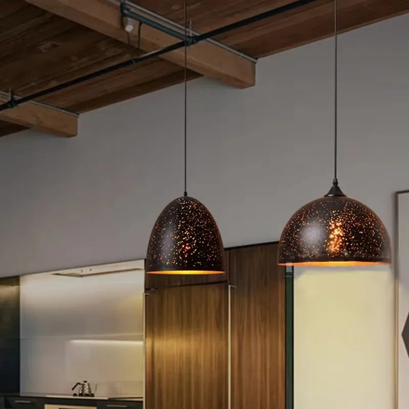 Vastre Retro Iron Pendant Light For Scandinavian Loft Living