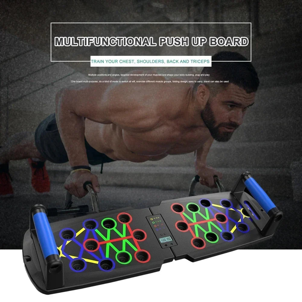 30-in-1-Digital-Liegestützbrett — Einstellbarer Ganzkörpertrainer