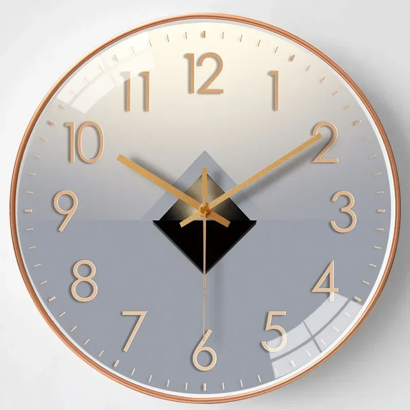 Horloge murale classique silencieuse Avelon — Mouvement sans tic-tac, une seule pile AA