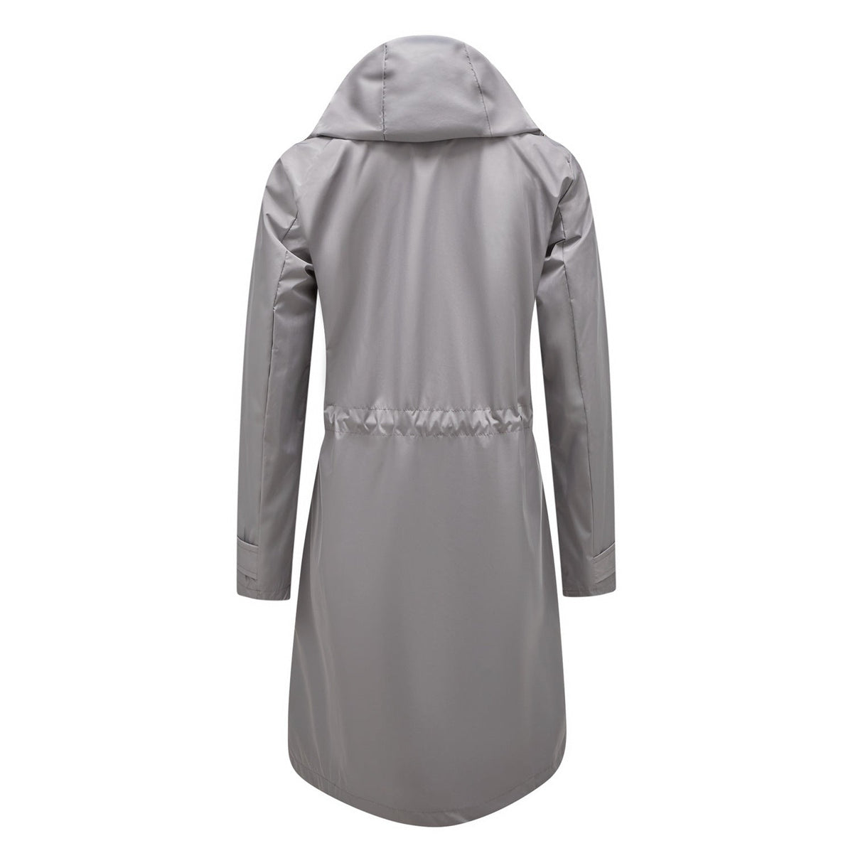 Lisa vattentät trenchcoat/jacka med huva för kvinnor - vindjacka för hösten