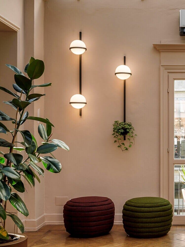 VerdantGlow Pflanzen-LED-Art-Deco-Beleuchtung für Wände und Pendel