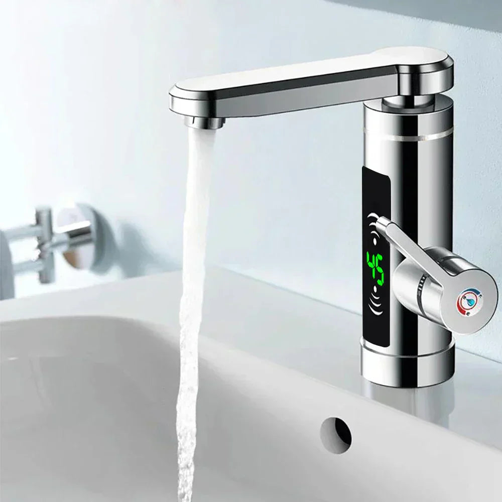 Kirrea 3000W Direktheizungs-Wasserhahn Mit 360-Grad-Drehbarem Auslauf
