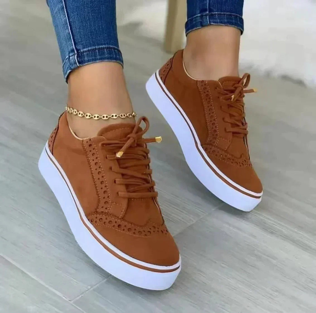 Emilie trendy ortopædiske sneakers — støttende sko med polstring