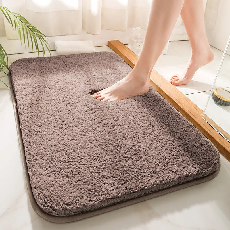 Ultra Thick Plush Bath Rug — Dense Pile, Warm, Highly Absorbent