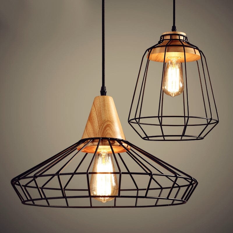 AstraLume Verstellbare Pendelleuchten mit Vintage-Eisen-Finish