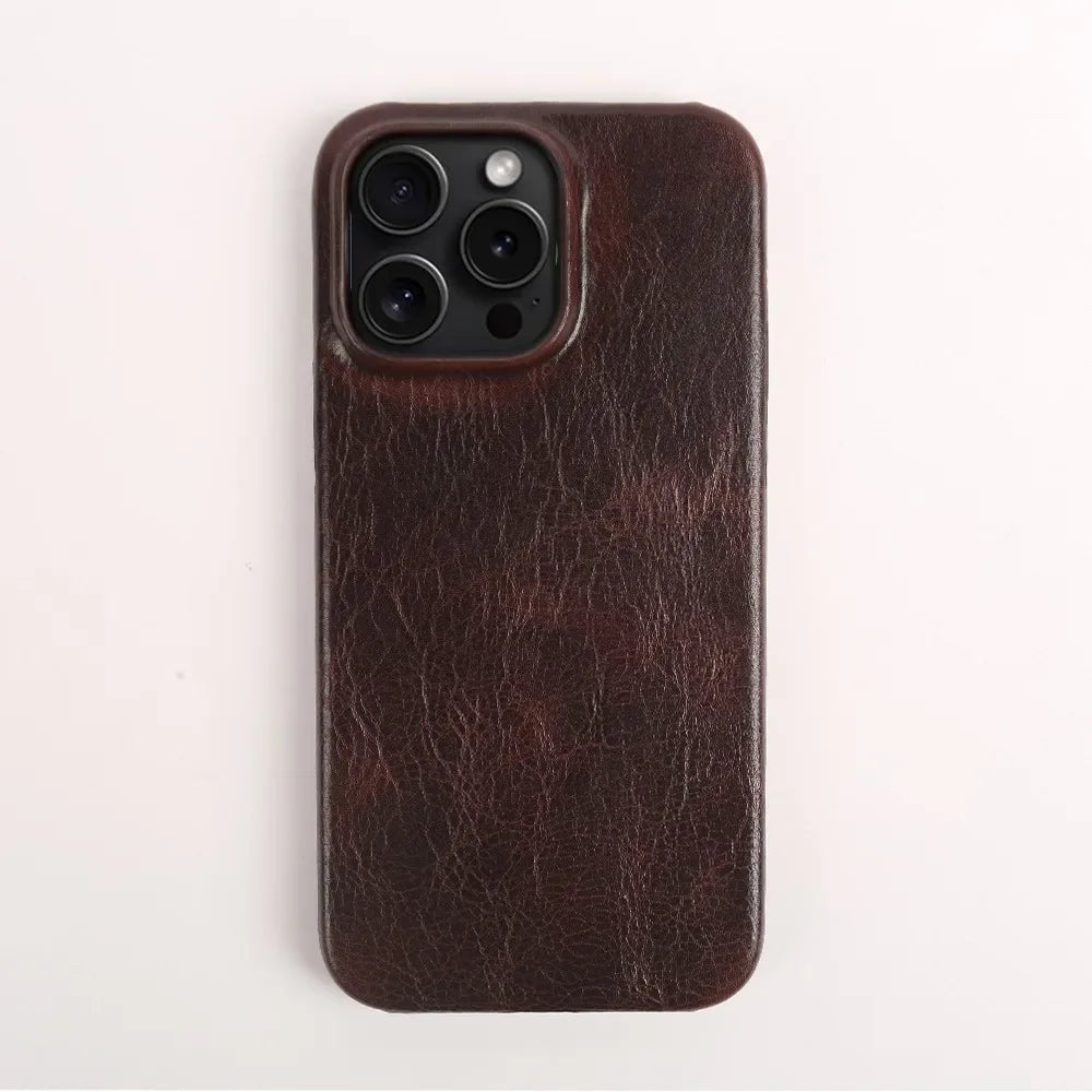 THE EXECUTIVE iPhone-Hülle aus echtem Leder — von Hand veredelt