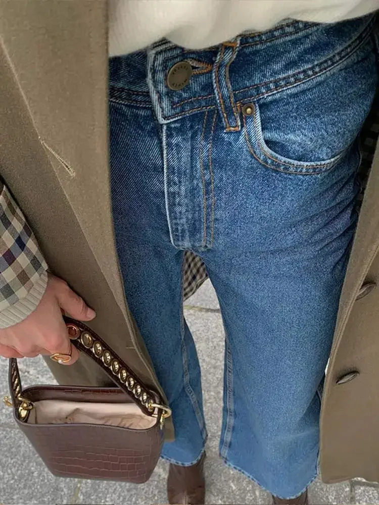Chaqueta/abrigo Isabelle — gabardina con solapas y forro a cuadros, de botonadura sencilla