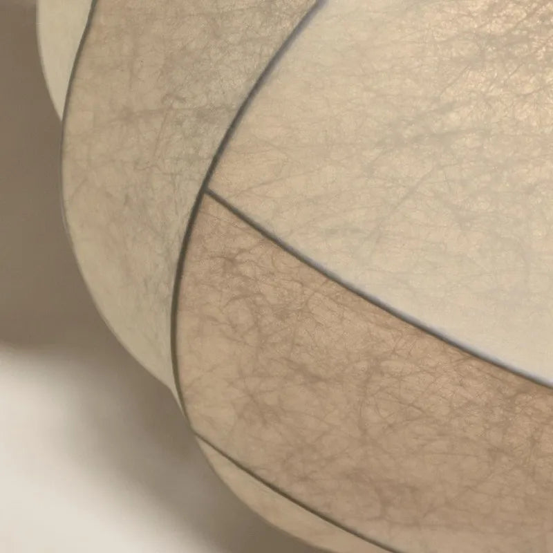 Kirrea Wabi Sabi LED Silk Globe Pendant Light For Dining