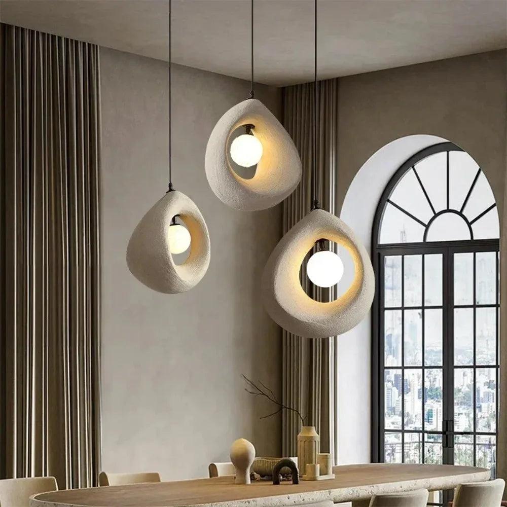 Arata Minimalist Pendant Light With Wabi Sabi Style For Homes