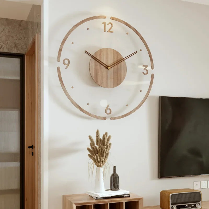 Reloj de pared minimalista FashionableClock — diseño de cuarzo silencioso