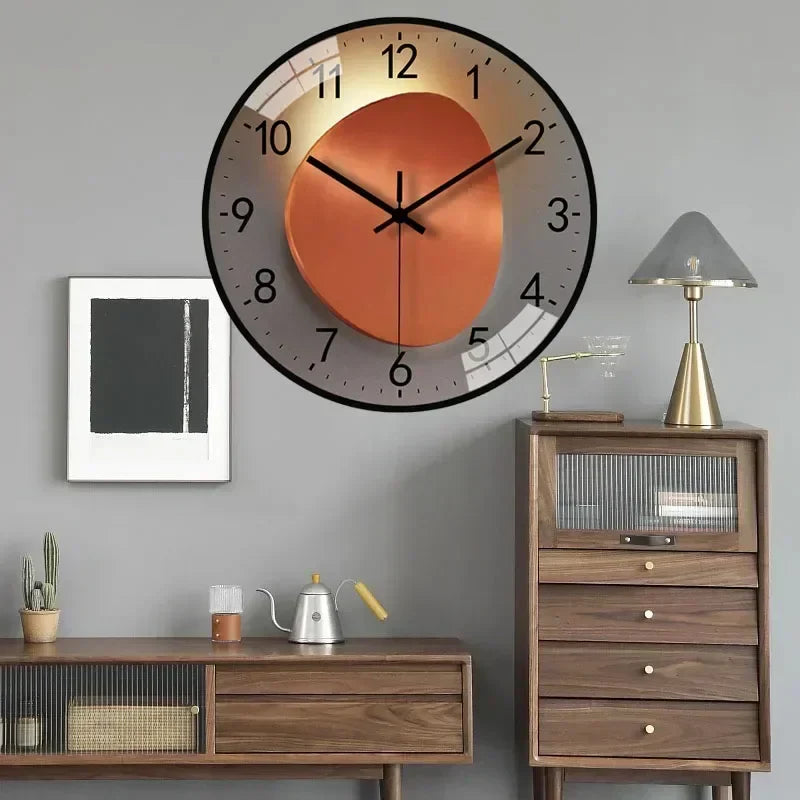 Horloge murale classique silencieuse Avelon — Mouvement sans tic-tac, une seule pile AA