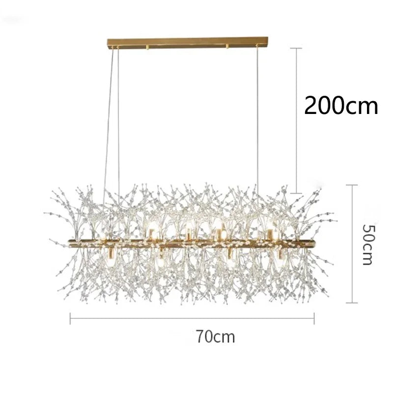 LumaNest Warm Glow LED Pendant Light For Living Room, Dining, And Bedroom