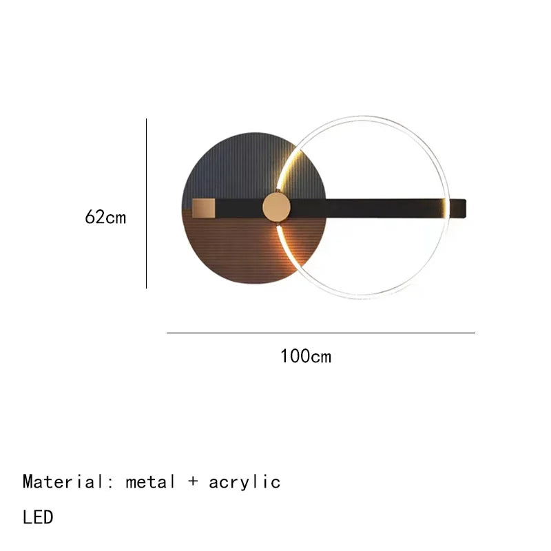 LumaRing Nordic Wall Light With Dimmable LED And Adjustable Tilt