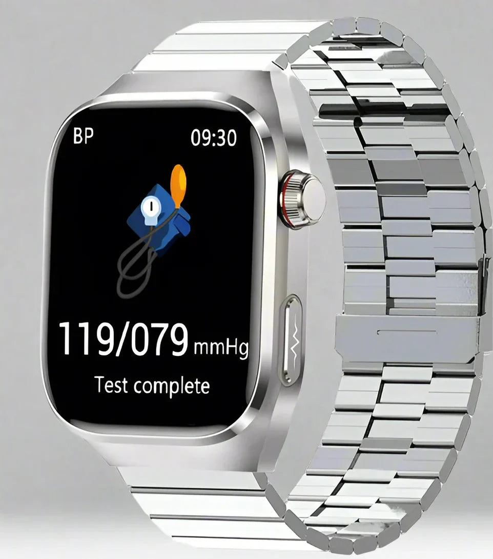 Maxwell Health Smartwatch — EKG+PPG, Blutzucker, Harnsäure und Bluetooth-Anrufe