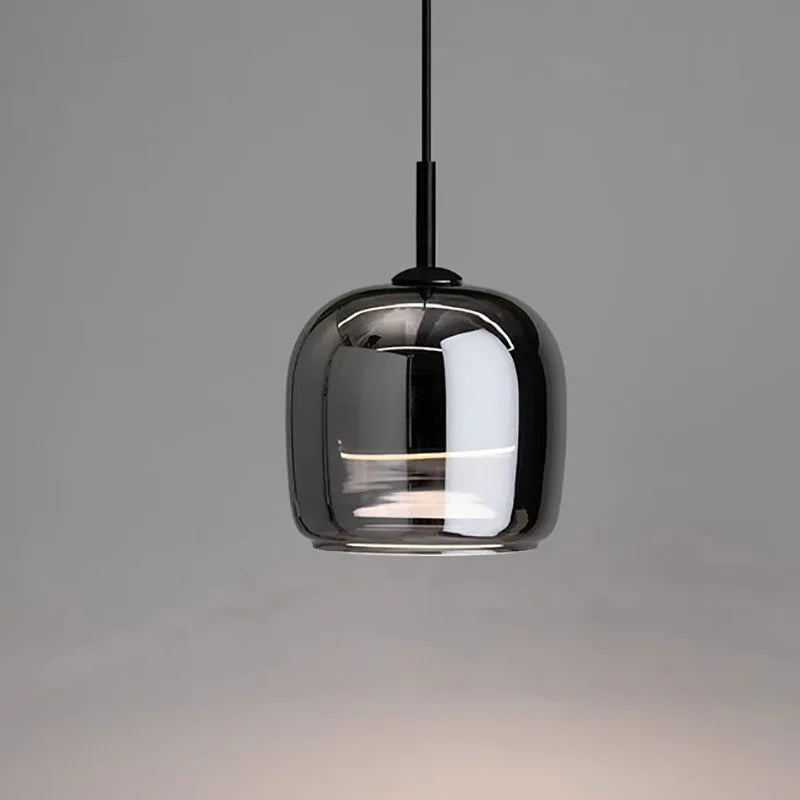Nordisk LED-pendellampe i glas — moderne luksusbelysning