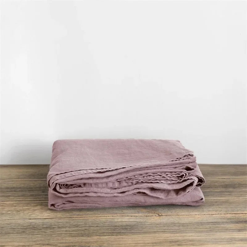 Aurea Linen Bed Sheet With Breathable Temperature Regulating Comfort