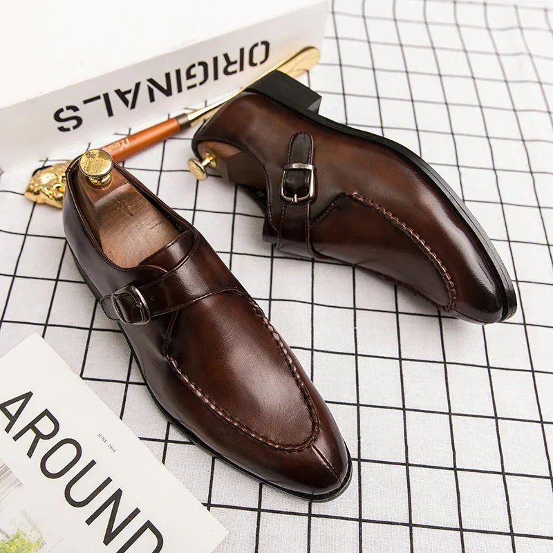 Mocassins de design italiano EliteStep para homem — Calçado casual de luxo