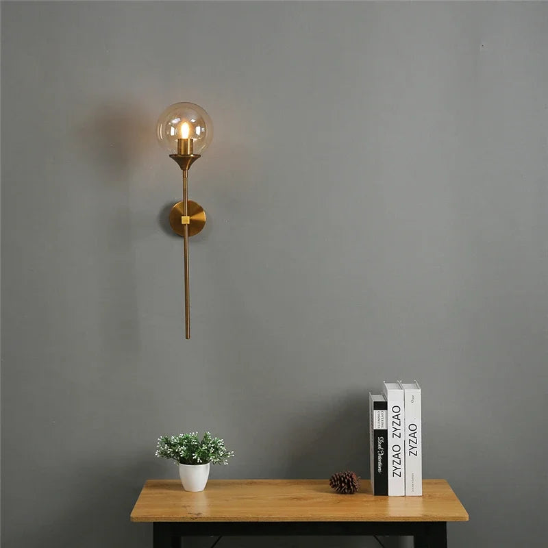 ScandiStyle Nordic LED-Wandleuchte — Leselampe mit langem Arm