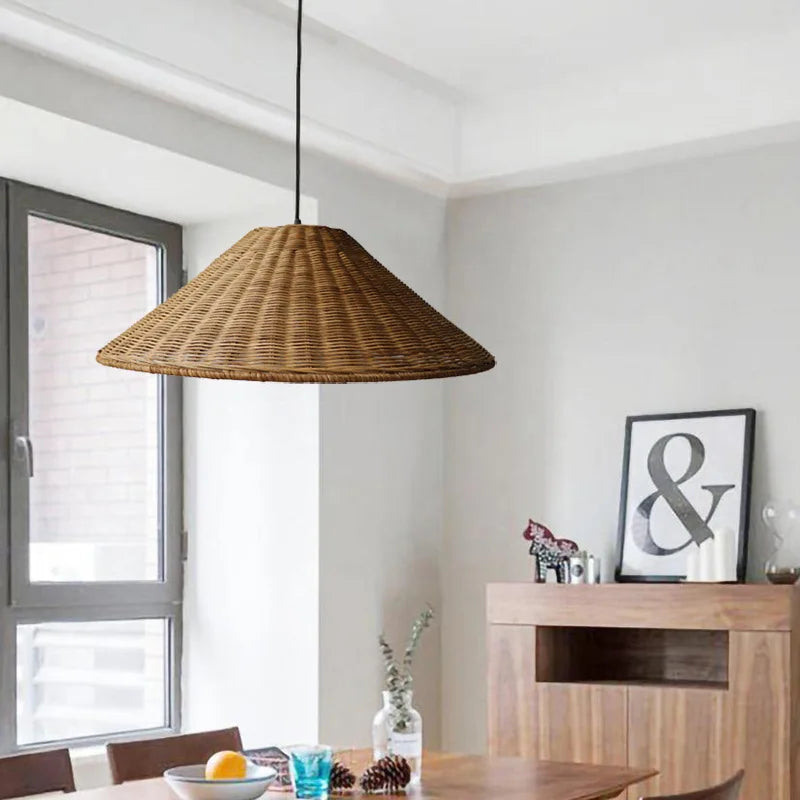 EverBamboo LED Hanging Pendant Light For Scandinavian Ceiling Decor