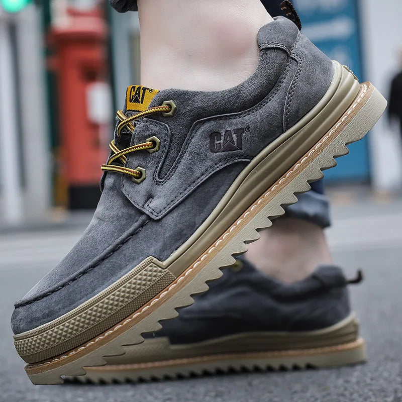Leder-Schnürsneaker CAT® UrbanEdge — zeitloser Komfort