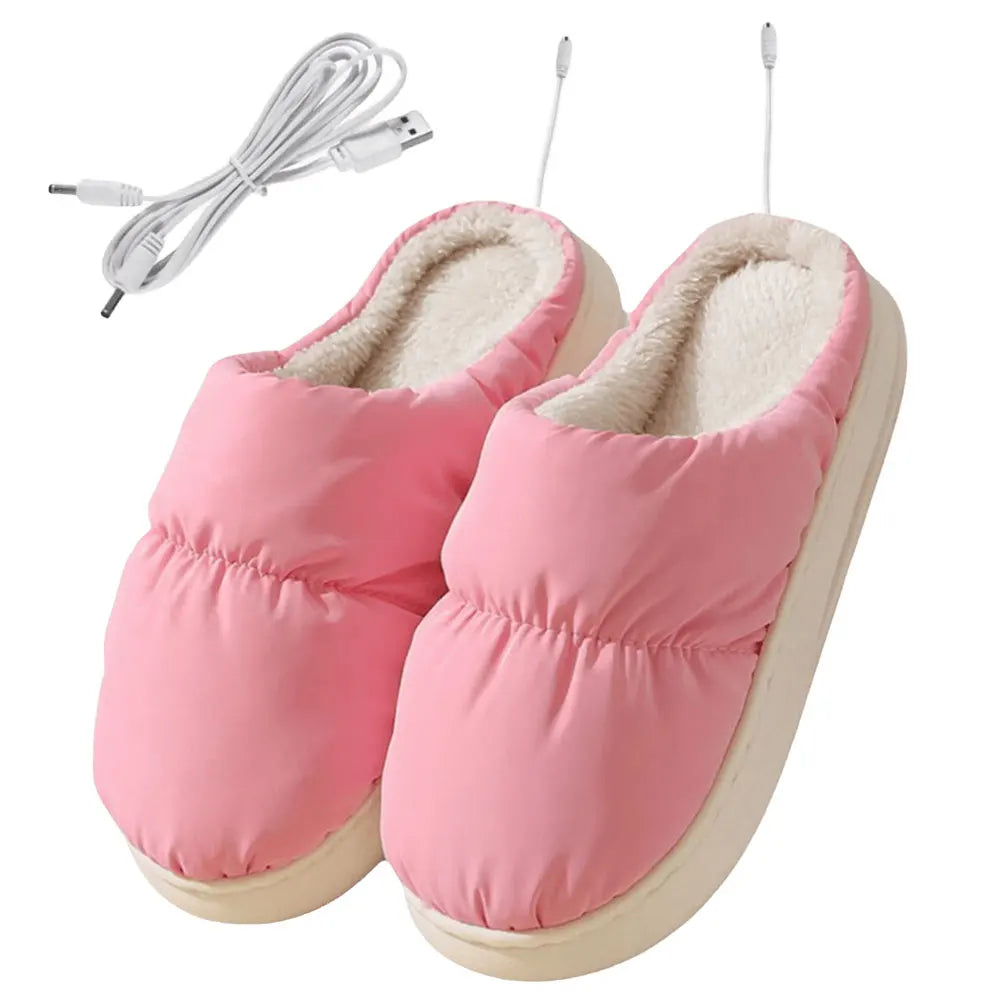 WarmStride Heated Slippers — Thick Design, 3 Heat Levels