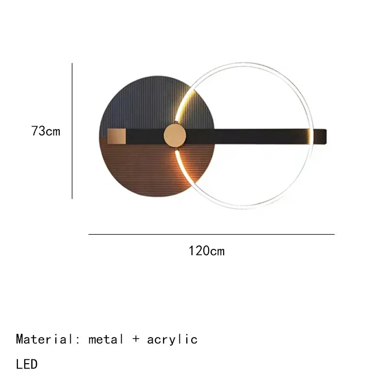 LumaRing Nordic Wall Light With Dimmable LED And Adjustable Tilt