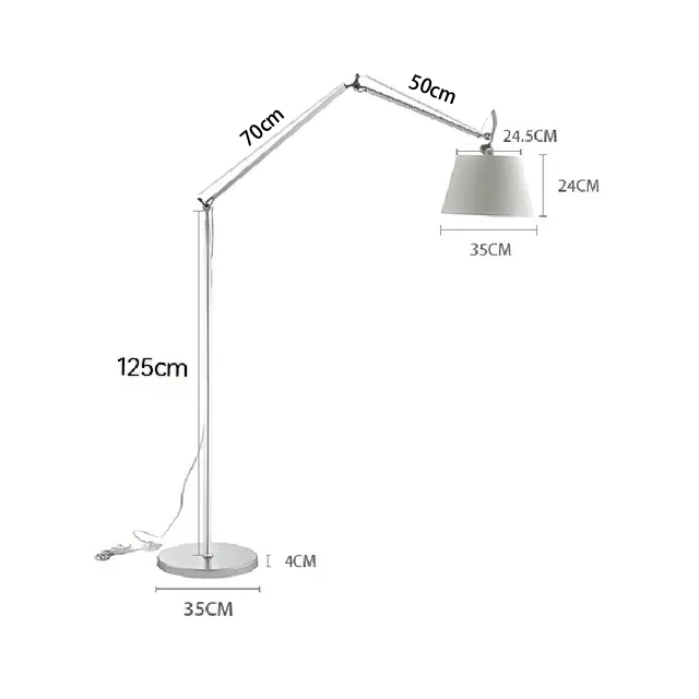 Auralis Langarm-Lampe für moderne koreanisch-nordische Wohnräume  