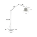 Auralis Langarm-Lampe für moderne koreanisch-nordische Wohnräume  
