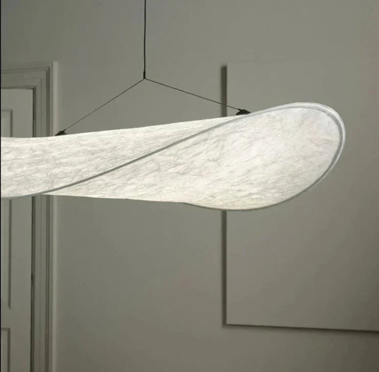 Sarah-Pendelleuchten-Kollektion — Kartoffelchip-Lampe, LED E27