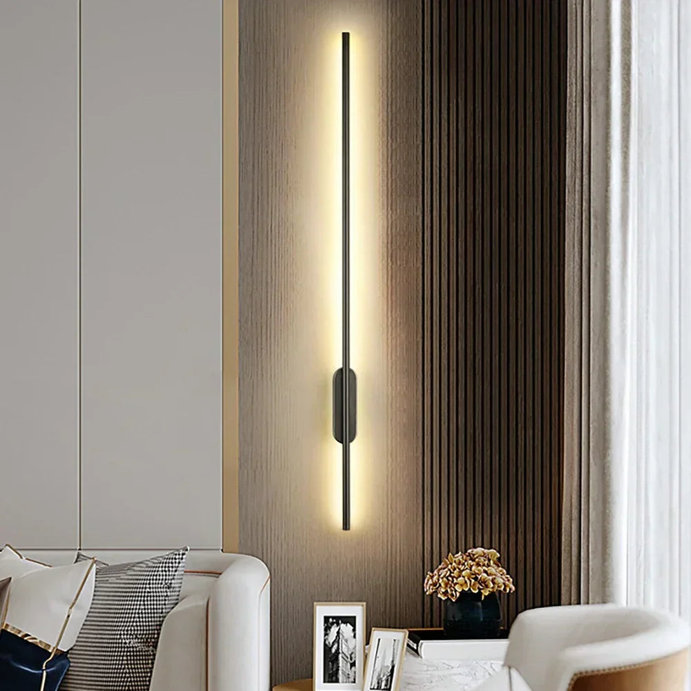 Lampă de perete LED modernă nordică — corp liniar de 60cm/80cm