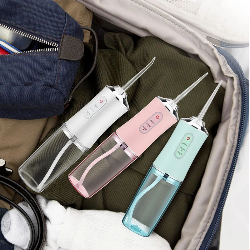Hydropulseur dentaire sans fil - irrigateur portable rechargeable pour un nettoyage en profondeur