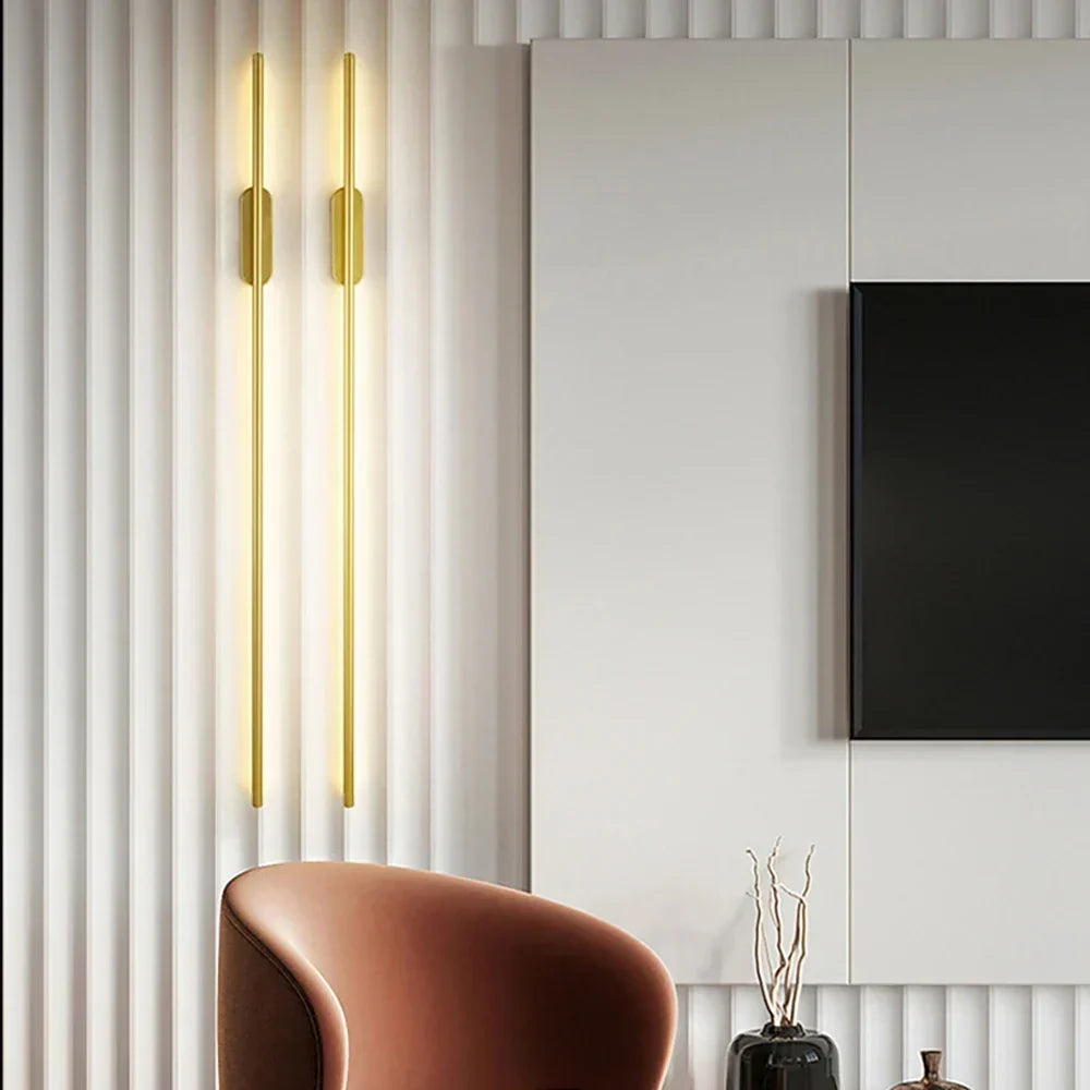 Lampă de perete LED modernă nordică — corp liniar de 60cm/80cm