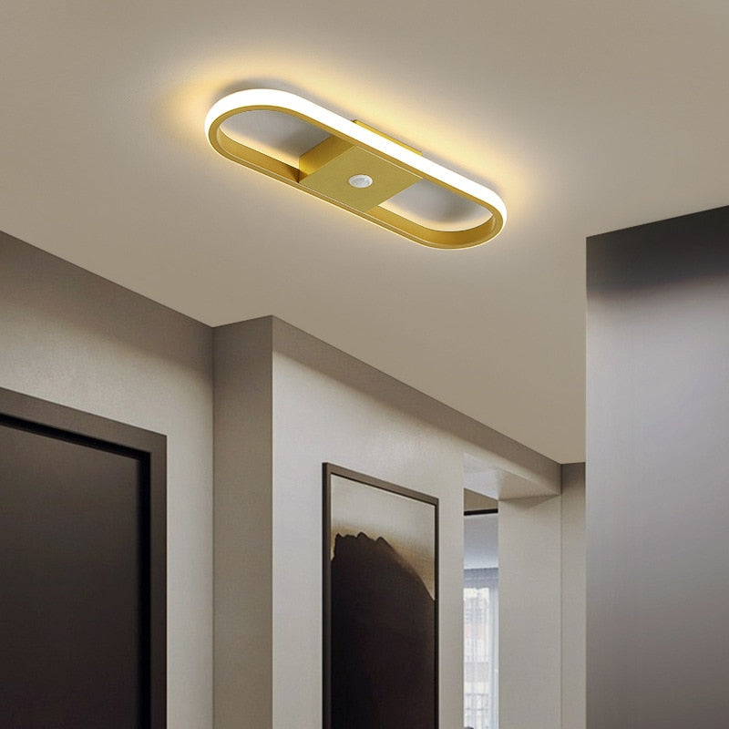 Plafonnier LED PIR à détection de mouvement — éclairage automatique